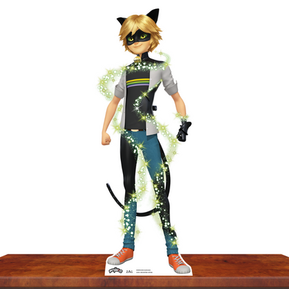 SC4228 Cat Noir Transformation Star Mini Cardboard Cut Out Height 95cm