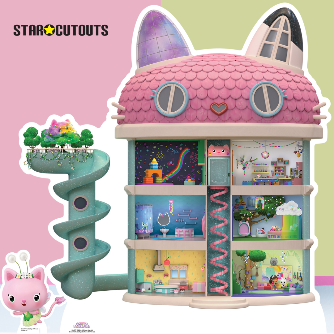 SC4277 Gabby's Dollhouse Star Mini Cardboard Cut Out Height 79cm