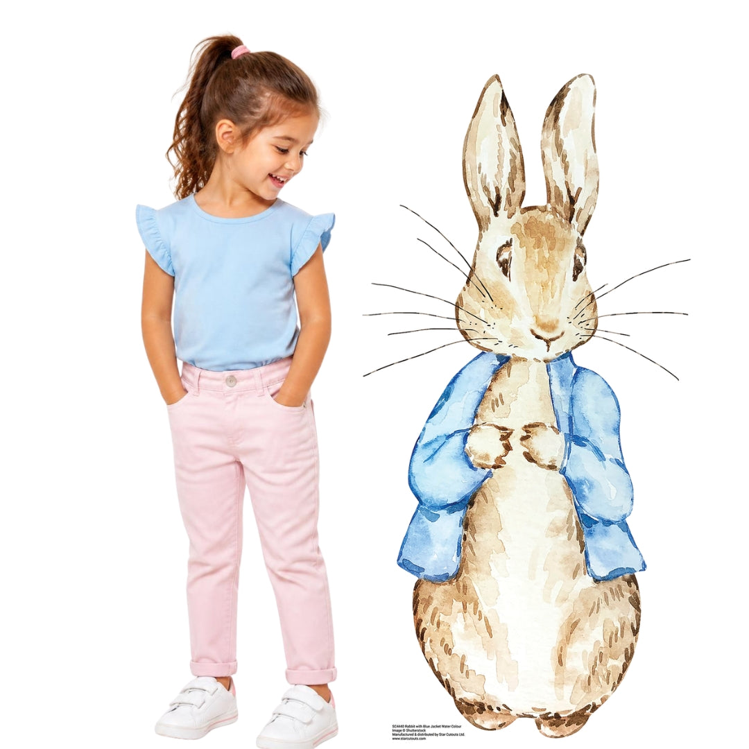 SC4440 Rabbit Blue Jacket Cardboard Cutout Height 93cm
