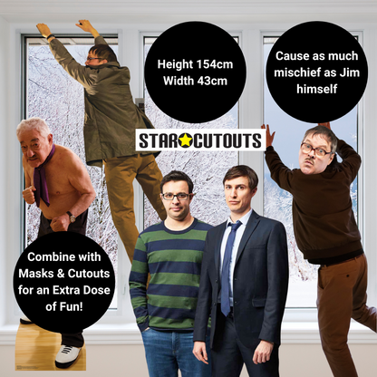 SC4485 Jim Hang Tough Friday Night Dinner Cardboard Cut Out Height 154cm