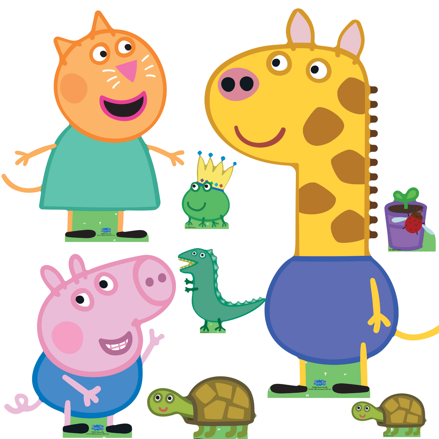 SC4524 Gerald, George and Pedro Cardboard Cutout Decoration Multi Pack  Height 86cm
