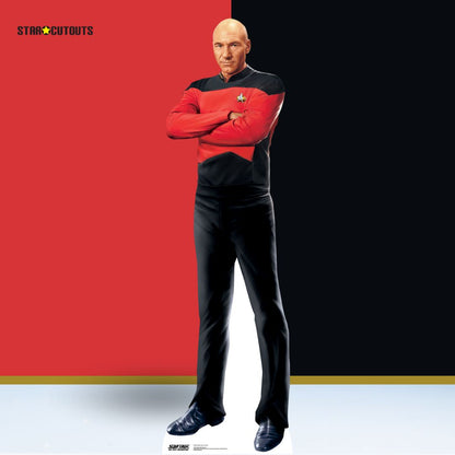 SC4676 Captain Jean-Luc Picard Cardboard Cut Out Height 176cm
