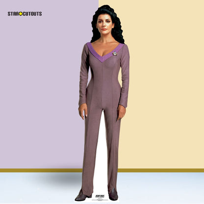SC4682 Deanna Troi Cardboard Cut Out Height 163cm