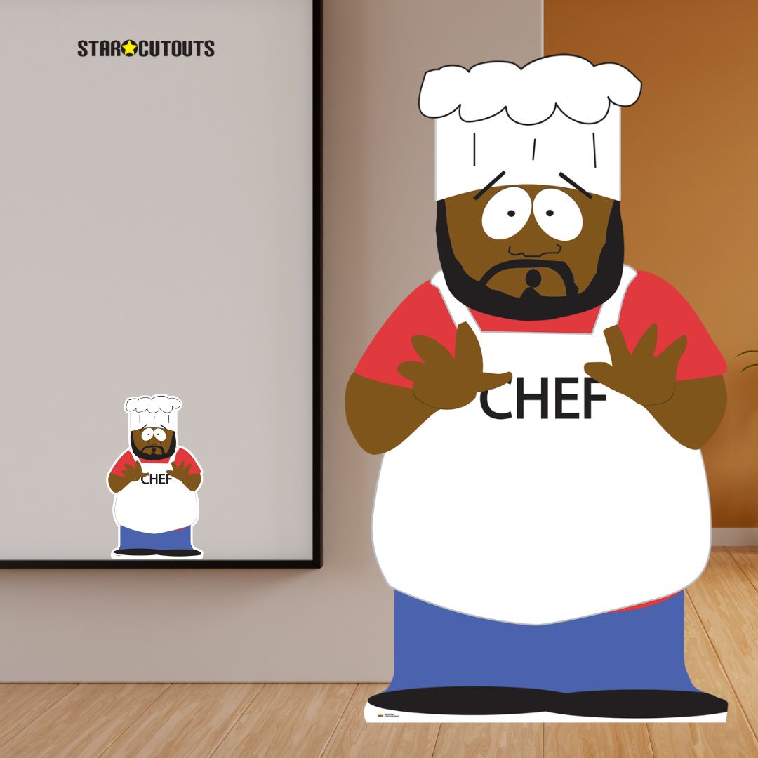 SC4703 South Park Chef  Cardboard Cut Out Height 164cm
