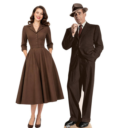 SC525 Humphrey Bogart Cardboard Cut Out Height 181cm