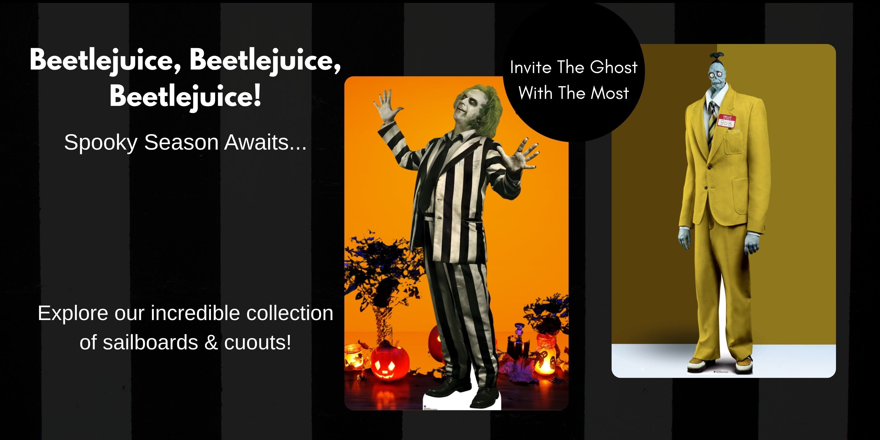 beetlejuice cardboard cutouts