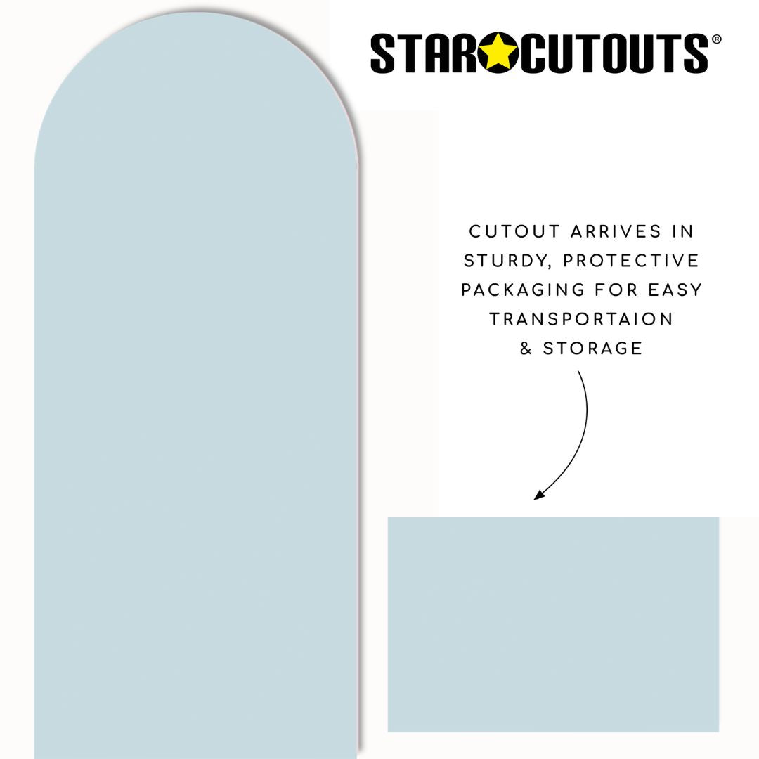 XQ005 Duck Egg Sailboard Cardboard Cut Out Height 185cm Width 80cm