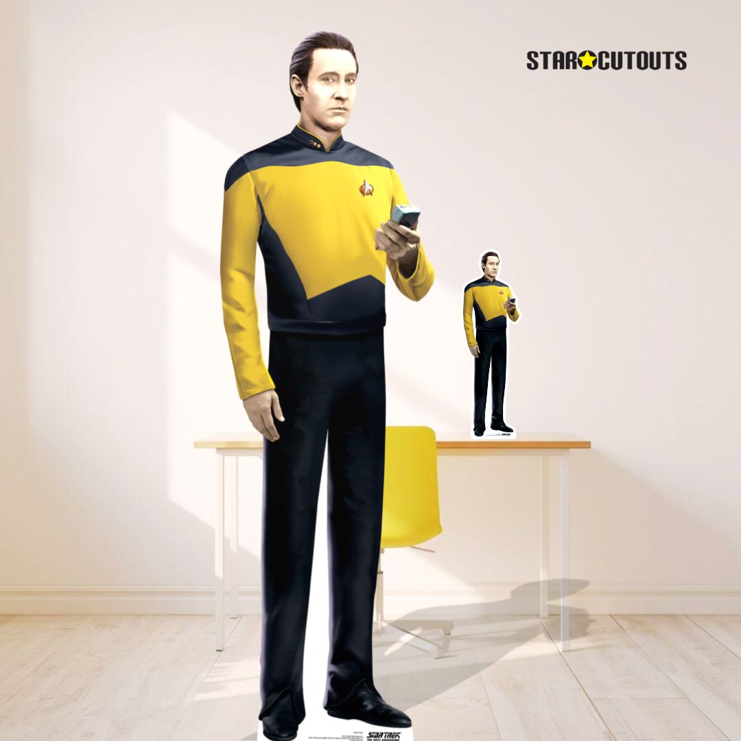 SC4679 Data Cardboard Cut Out Height 179cm