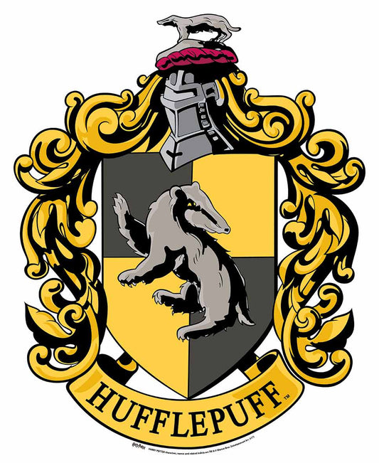 WA046 Hufflepuff Emblem Wall Cut Out HARRY POTTER WIZARDING WORLD Height 61cm