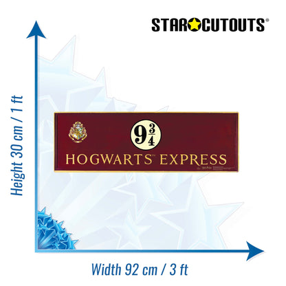 WA056 Hogwarts Express Sign Height 30cm