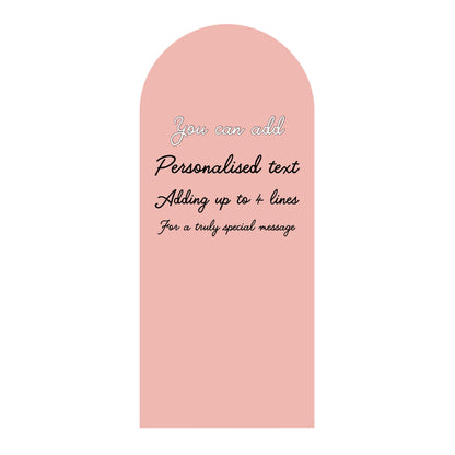 XQ001 Dusky Pink Sailboard Cardboard Cut Out Height 185cm Width 80cm