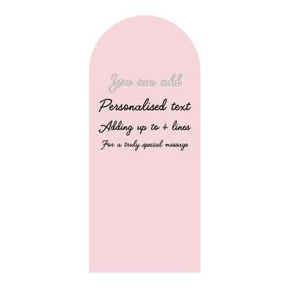 XQ002 Blush Pink Sailboard Cardboard Cut Out Height 185cm Width 80cm