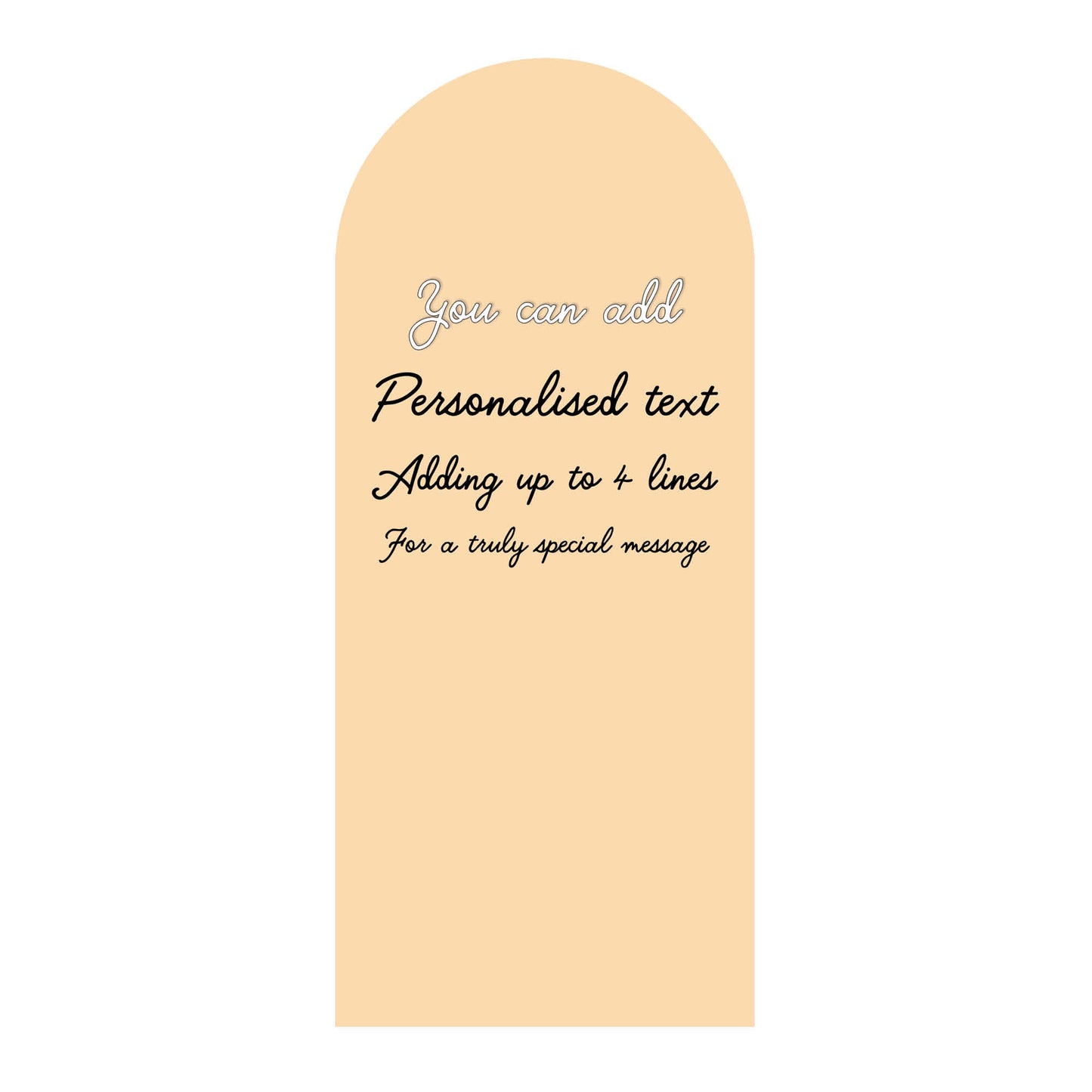 XQ003 Custard Cream Sailboard Cardboard Cut Out Height 185cm Width 80cm