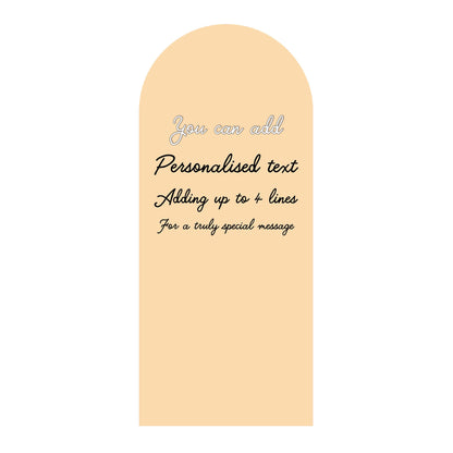 XQ003 Custard Cream Sailboard Cardboard Cut Out Height 185cm Width 80cm