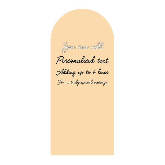XQ003 Custard Cream Sailboard Cardboard Cut Out Height 185cm Width 80cm