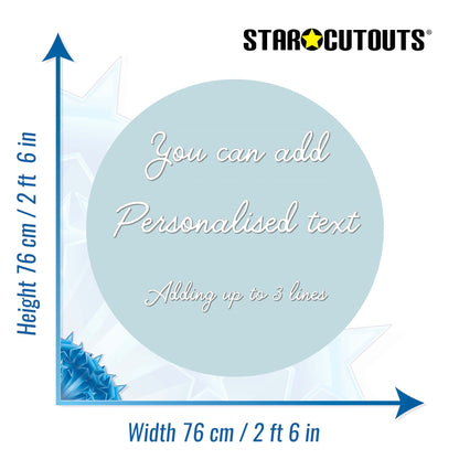 Duck Egg Circle Signs Personalise Choose Size and Material