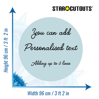 XQ015-x-l-005 Large Correx Circle - Duck Egg Height 96 cm Width 96 cm