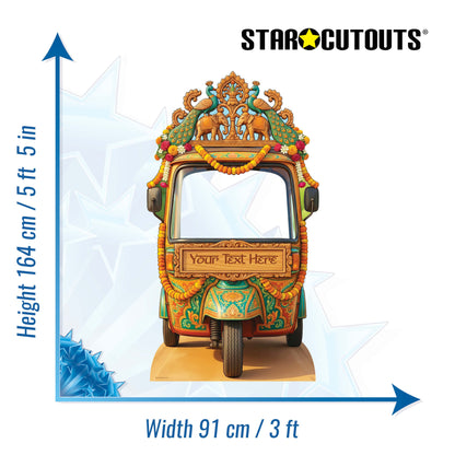 XQ017 Auto Rickshaw Personalised Number Plate Weddings & Occasions