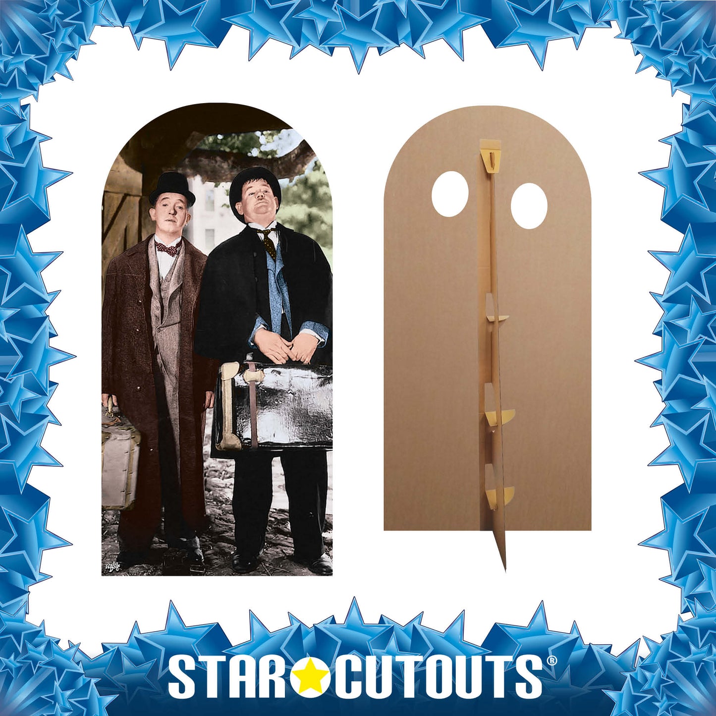 SC1227 Laurel and Hardy Stand-in Cardboard Cut Out Height 192cm