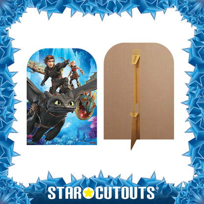 SC1301 How to Train Your Dragon 3 Stand-In Toothless Hiccup Stormfly Astrid Cardboard Cut Out Height 130cm