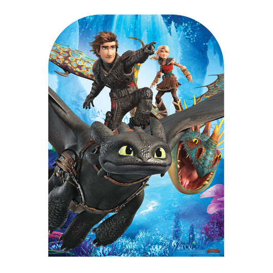 SC1301 How to Train Your Dragon 3 Stand-In Toothless Hiccup Stormfly Astrid Cardboard Cut Out Height 130cm