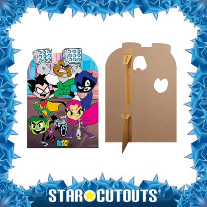 SC1338 Teen Titans Go Stand-In Cardboard Cut Out Height 133cm - Star Cutouts