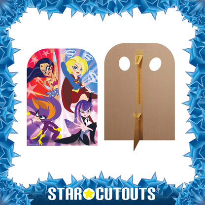 SC1344 Super Hero Girls Child Size Stand-In Cardboard Cut Out Height 130cm - Star Cutouts