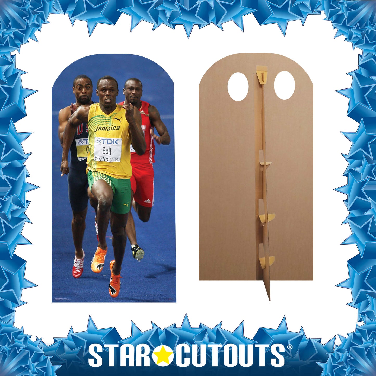 CS458 Bolt Stand-In Height 179cm Lifesize Cardboard Cutout