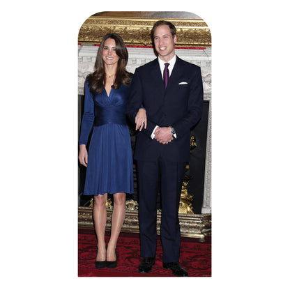 SC596 Will and Kate Stand-In Cardboard Cut Out Height 186cm