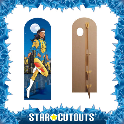 SC651 Female superhero Stand In Cardboard Cut Out Height 181cm