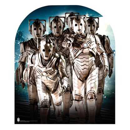 Cyberman Stand In child Cardboard Cut Out Height 115cm - Star Cutouts