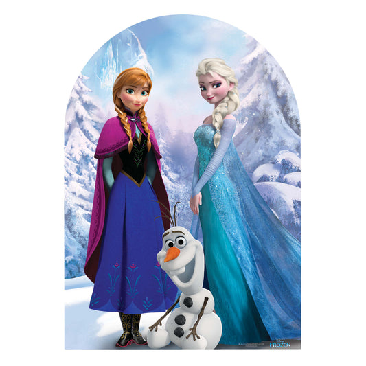 SC761 Frozen Stand-In child sized Cardboard Cut Out Height 134cm