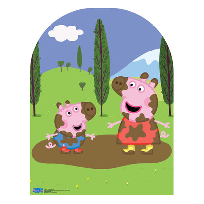 SC822 Peppa Pig Stand-In Muddy Puddle (Child Sized) Cardboard Cut Out Height 123cm