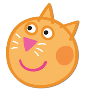 SM106 Candy Cat Peppa Pig Single Face Mask