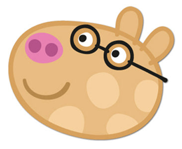 SM108 Pedro Pony  Peppa Pig Single Face Mask
