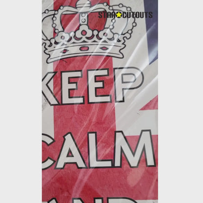RD081 Keep Calm & Party On Posters – 6 Pack Posters  Height 44cm