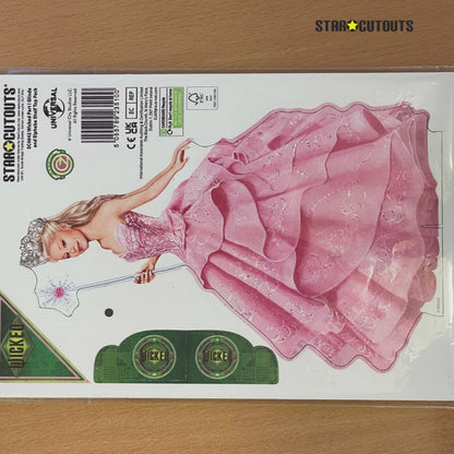 SC4642  Wicked Glinda and Elphaba Shelf Top Pack Two Cardboard Cut Outs Height 31cm