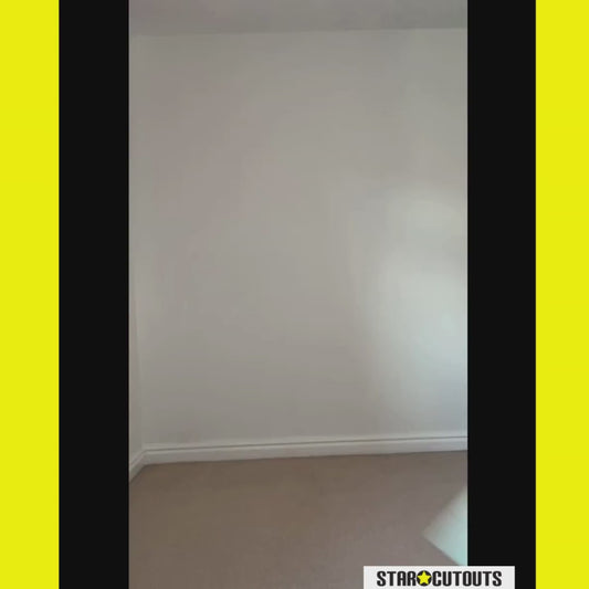 XQ004 Sage Green Sailboard Cardboard Cut Out Height 185cm Width 80cm