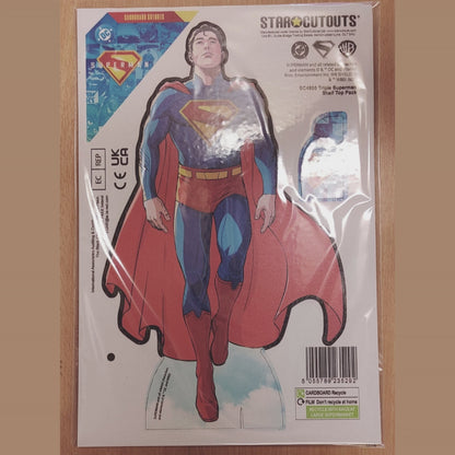 SC4805  Superman Look Up Three Shelf Top Pack Cardboard Cut Out Height 31cm