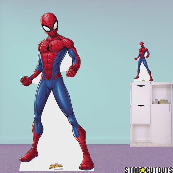 sPIDERMAN CARDBOARD CUTOUTS PRODUCT VIDEO