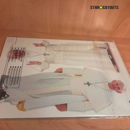 SC4621 Pope Nativity Shelf Top Pack Cardboard Cut Out Height 30cm