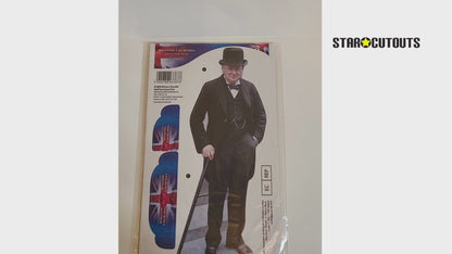 SC4850 Winston Churchill Shelf Top Pack Cardboard Cut Out Height 31cm