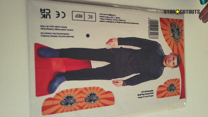 CS1192 Ronaldo Three Pack Shelf Top Cutout  Cardboard Cut Out Height 31cm