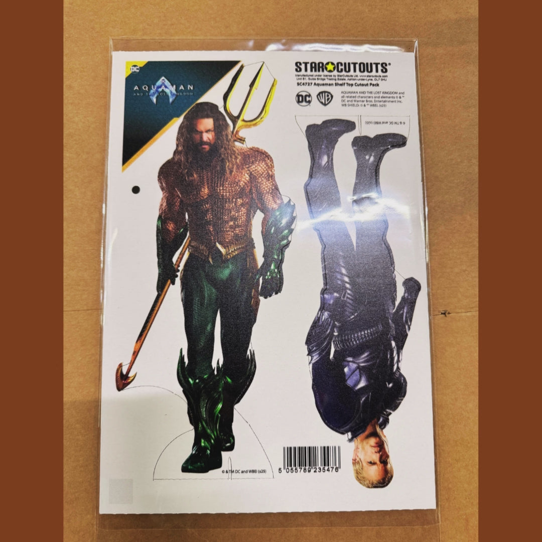 SC4727 Aquaman Jason Momoa Shelf Top Pack Cardboard Cutouts Height