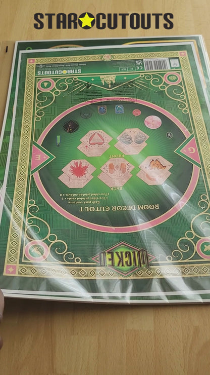 RD007 Wicked Witches Movie Room & Party  Decoration Pack Cardboard Cut Out Height 45cm