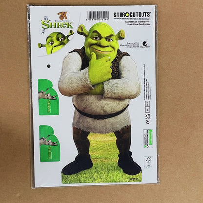 SC4734  Shrek Fiona Puss in Boots & Donkey Shelf Top Pack  Cardboard Cutouts Height 29cm