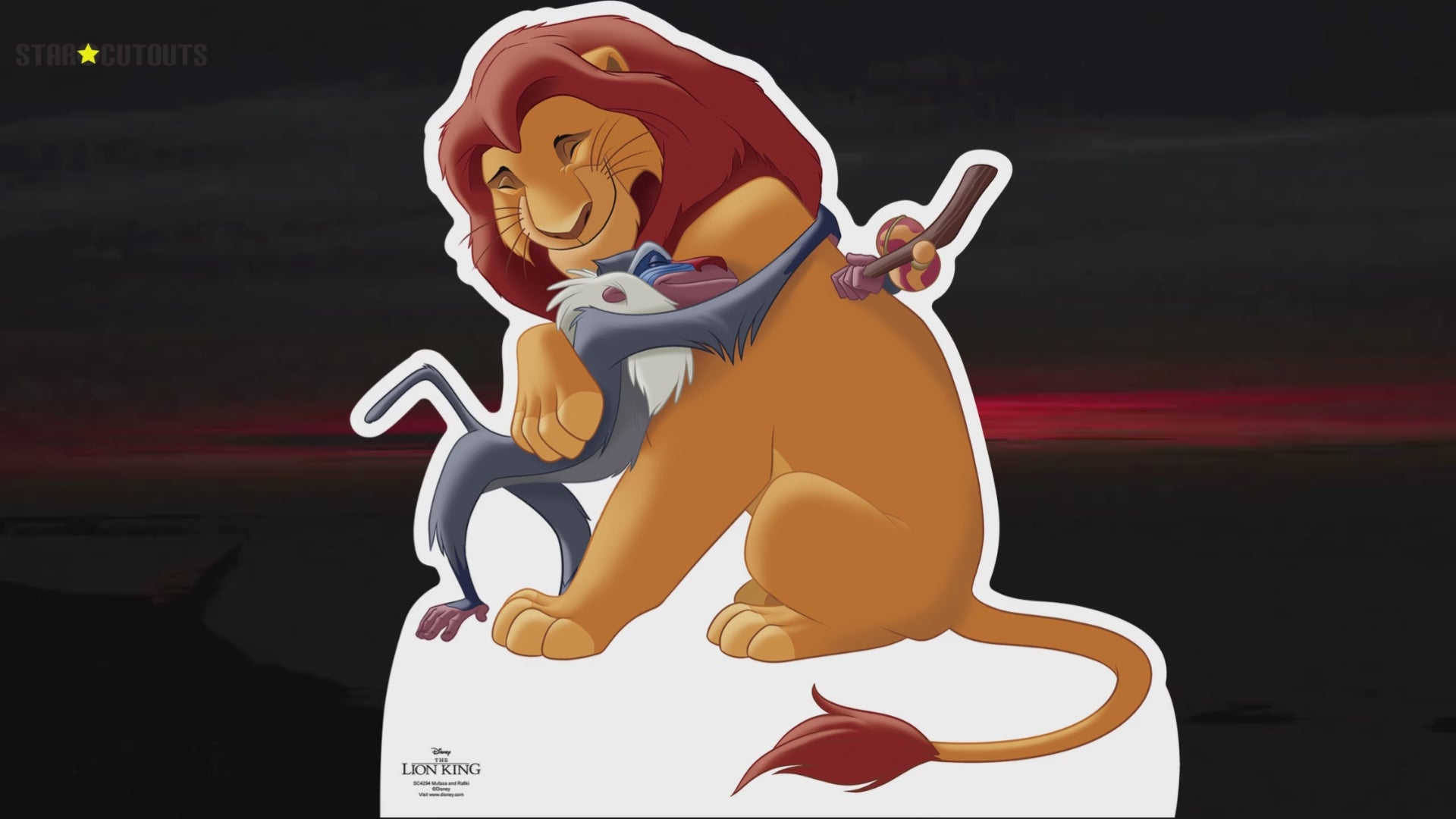 Load video: Video showing Lion King Cardboard Cutouts in Fun Places