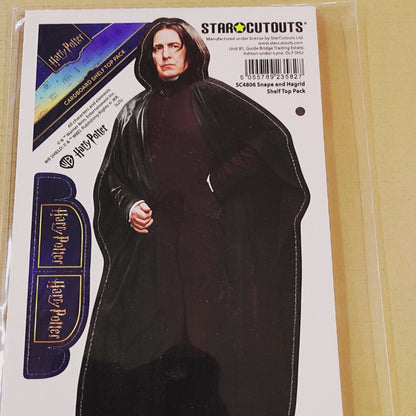 SC4806 Snape and Hagrid Harry Potter Shelf Top Pack Cardboard Cutouts Height 31cm