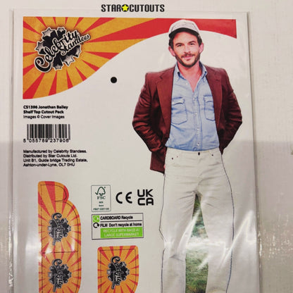 CS1396 Jonathan Bailey Trio Shelf Top Pack Cardboard Cutouts Height 30cm