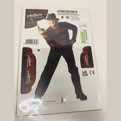 SC4638  Freddy Kreuger A Nightmare On Elm Street Shelf Top Pack Cardboard Cutouts Height 31cm